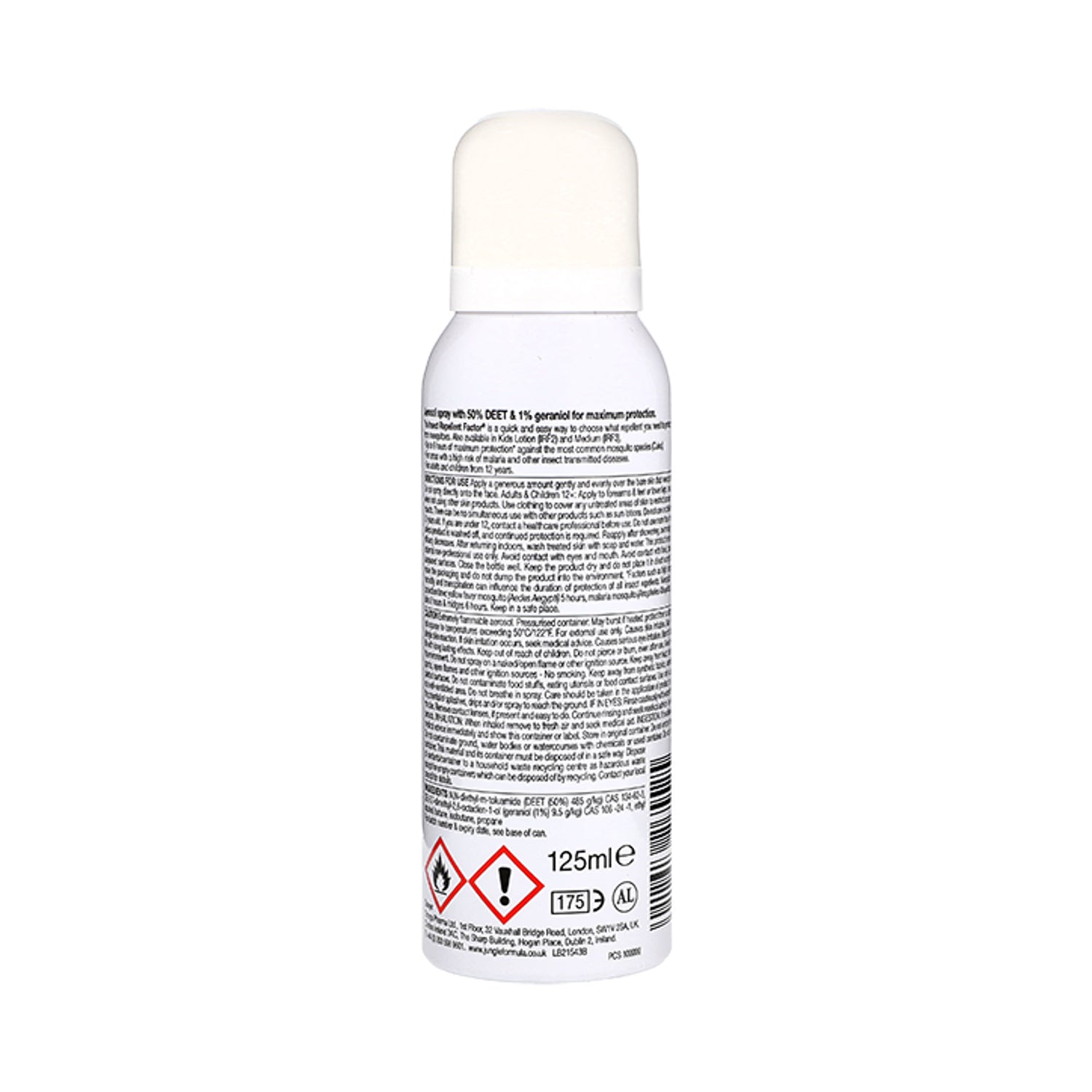 Jungle Formula Maximum insect repellent spray 125ml, UK version