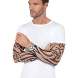 Smiffys tattoo arm sleeves 2-pack nude and black - British product