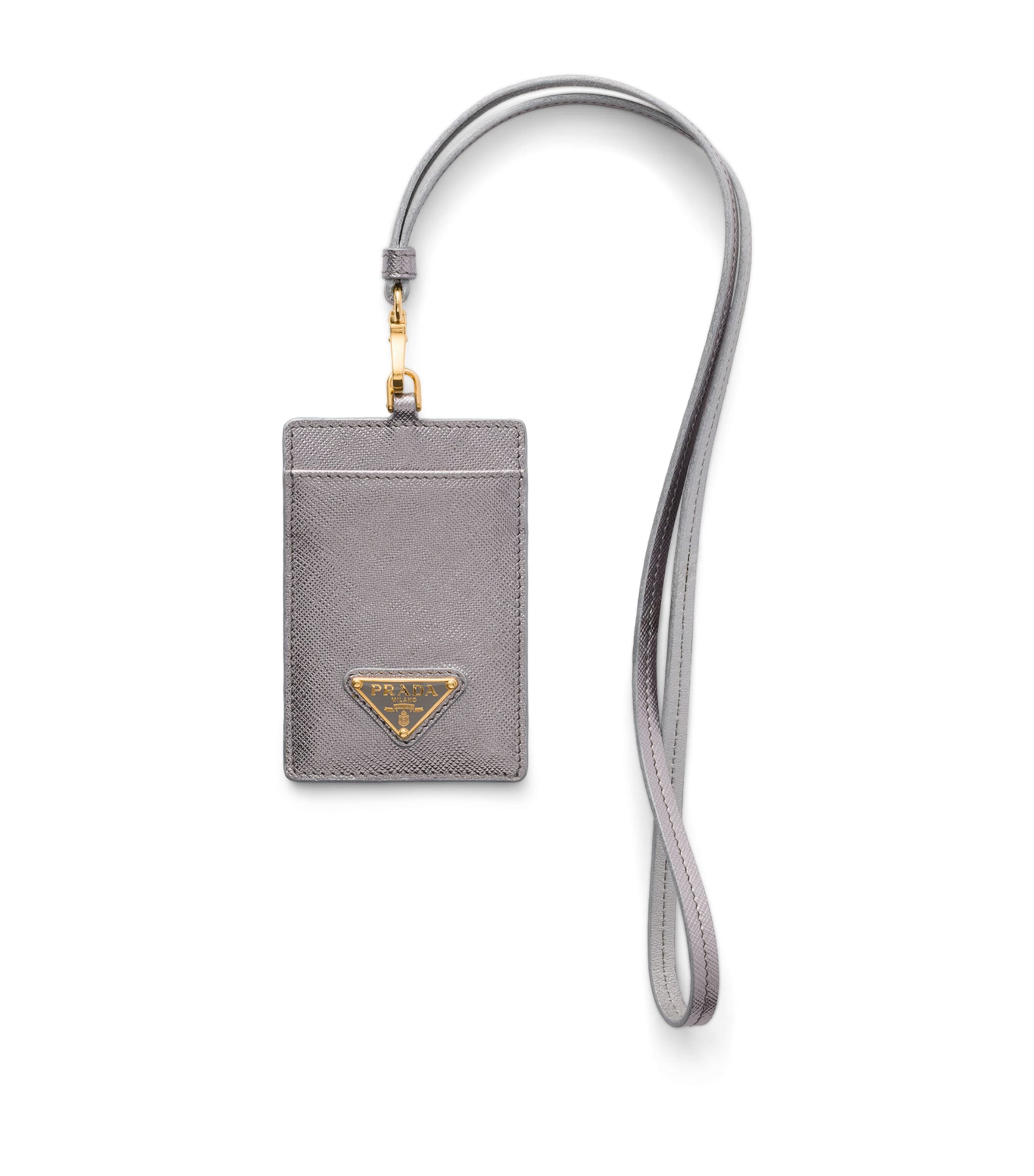 Prada Saffiano leather badge holder, imported from the UK