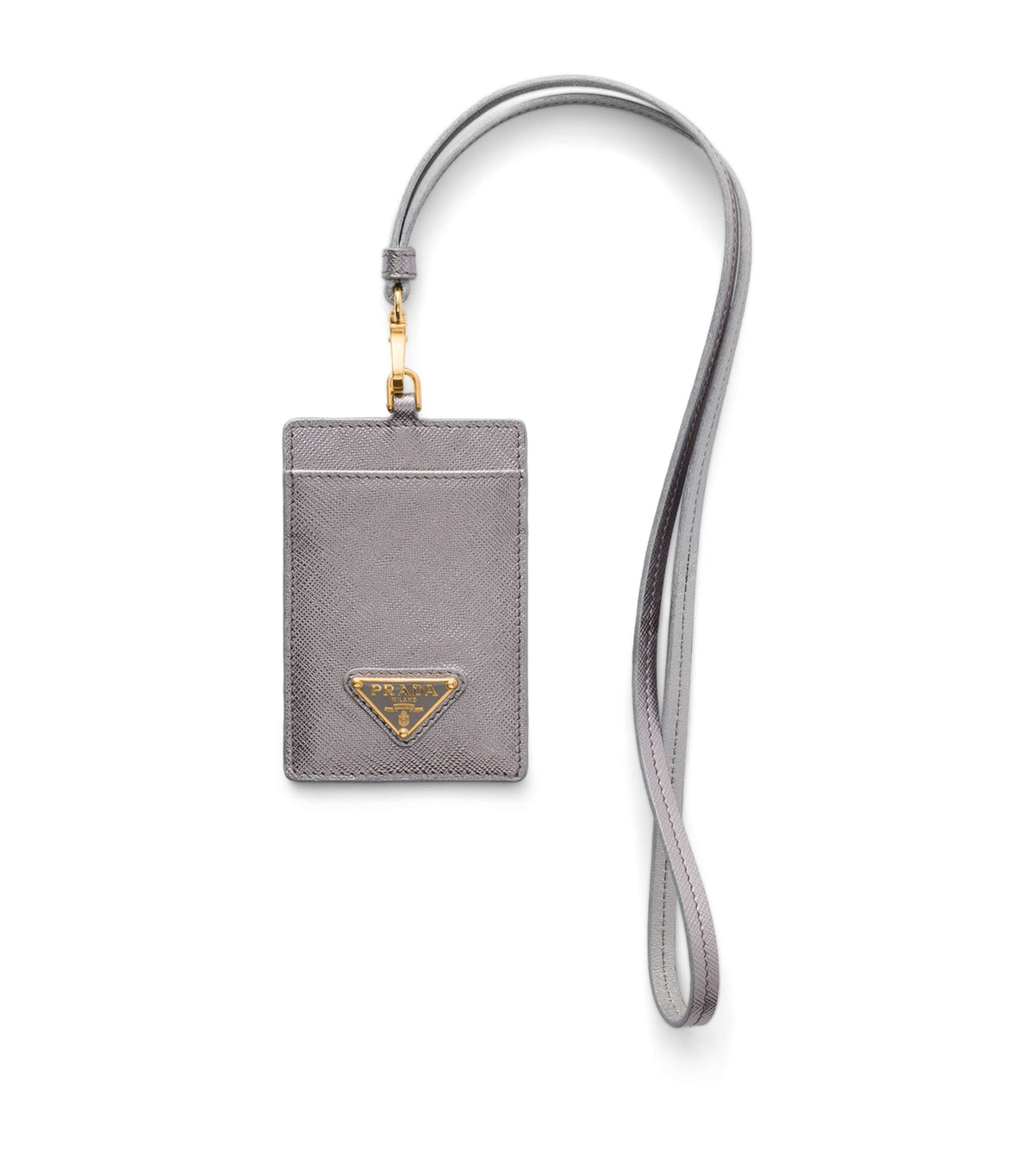 Prada Saffiano leather badge holder, imported from the UK