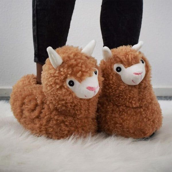 Disaster Designs Alpaca Slippers