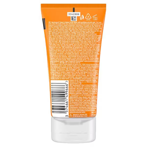 Neutrogena Clear Defend Face Wash 150ml, imported from the UK