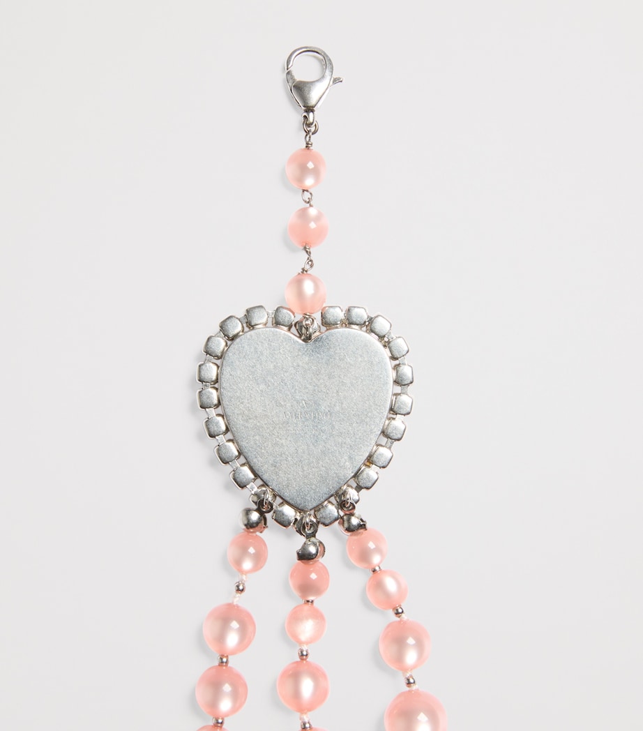 Valentino Garavani beaded layered necklace with crystals (British brand)