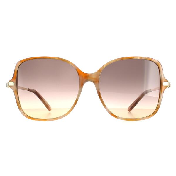 Salvatore Ferragamo women's brown gradient sunglasses (British brand)