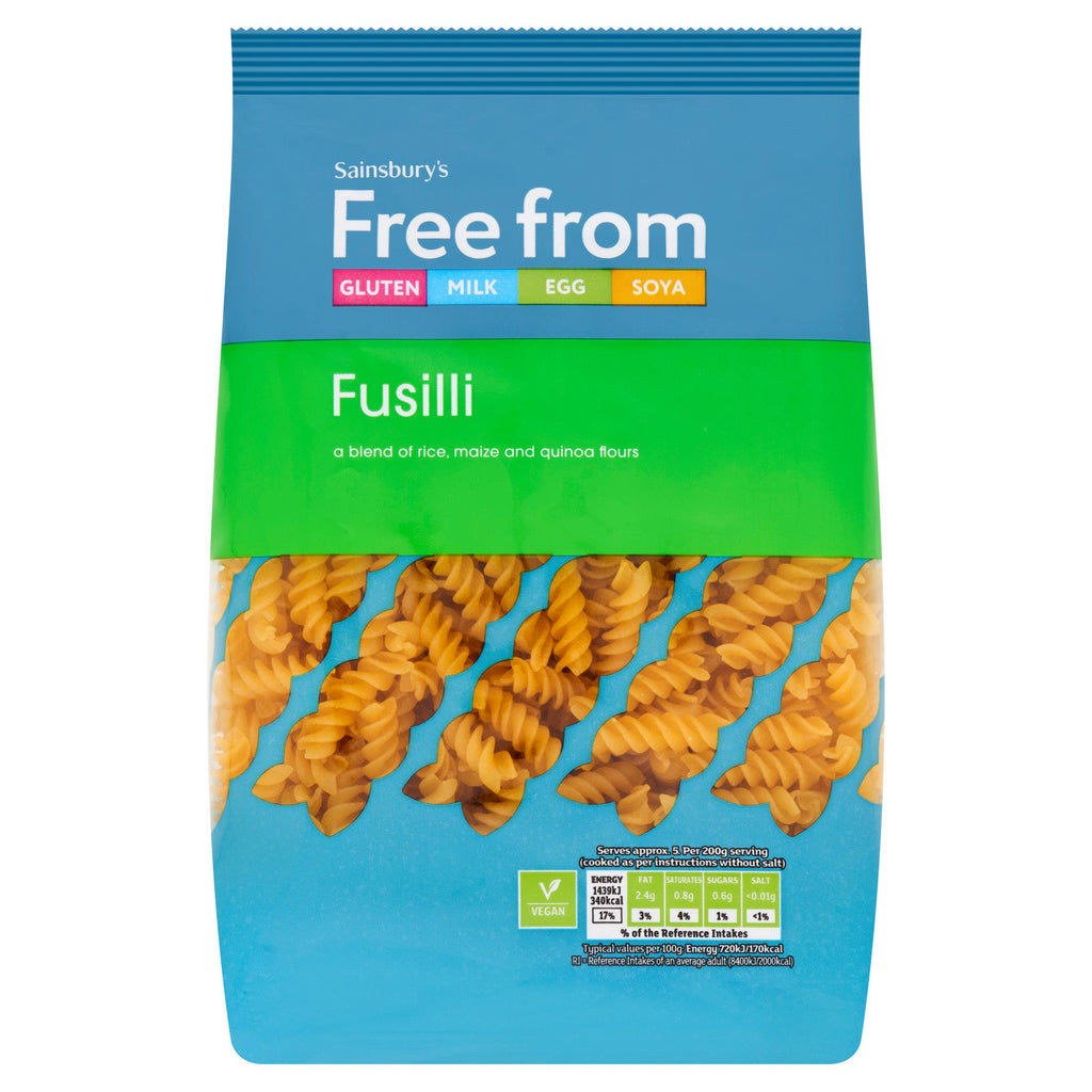 Sainsbury's Free from Fusilli Pasta 500g