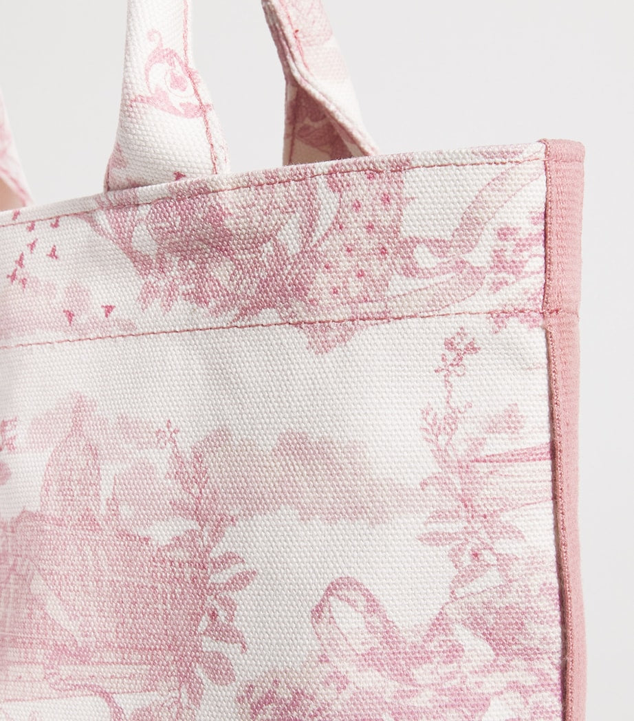 Harrods small toile print tote bag, UK version