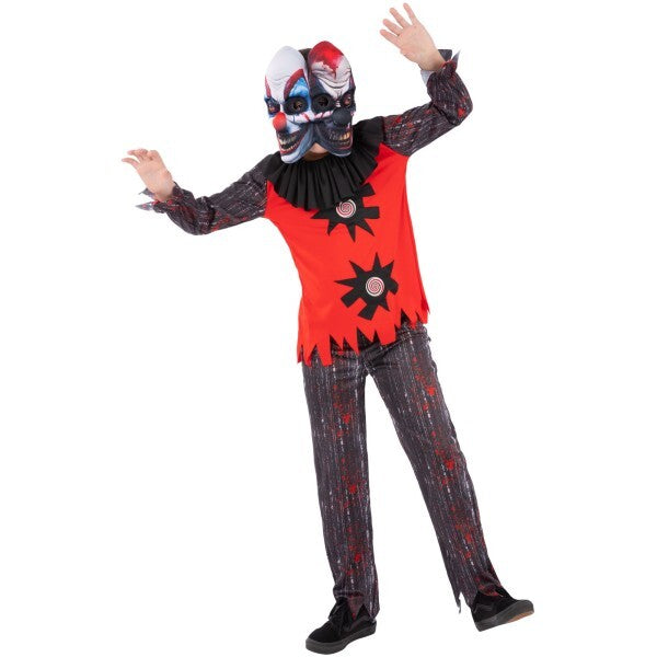 Smiffys Kinder 2-köpfiges Clown Kostümset, UK Version