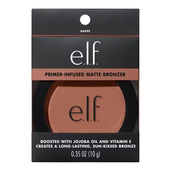 e.l.f. Primer-Infused Matte Bronzer Sun-Soaked, imported from the UK
