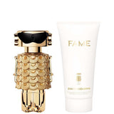 Paco Rabanne Fame Intense gift set 50ml EDP and body lotion (British brand)