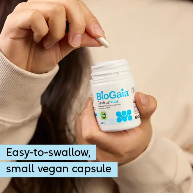 BioGaia probiotic Gastrus PURE 60 capsules - British product