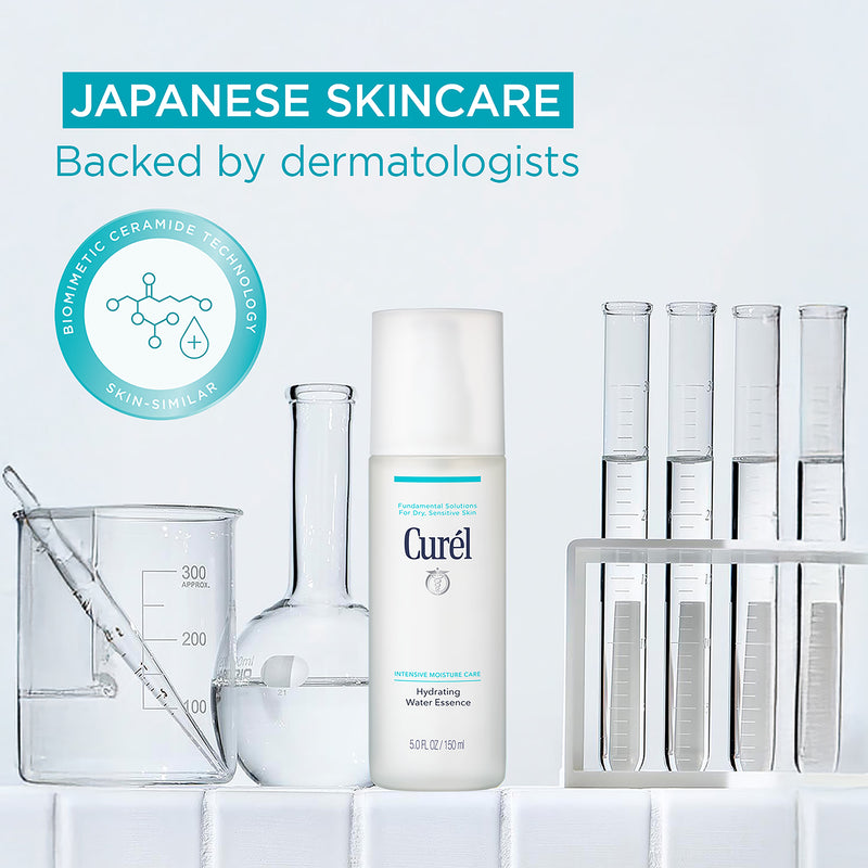 Curél Hydrating Water Essence 150ml for sensitive skin, imported from the UK