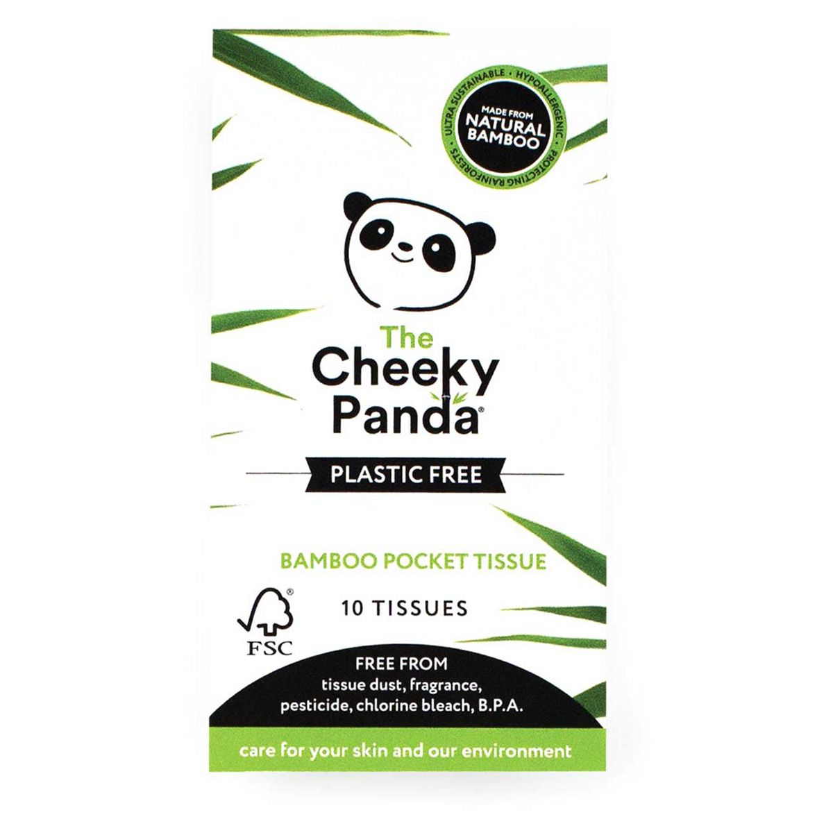 The Cheeky Panda Bamboo Pocket Tissues Single 10s GOODS Boots   