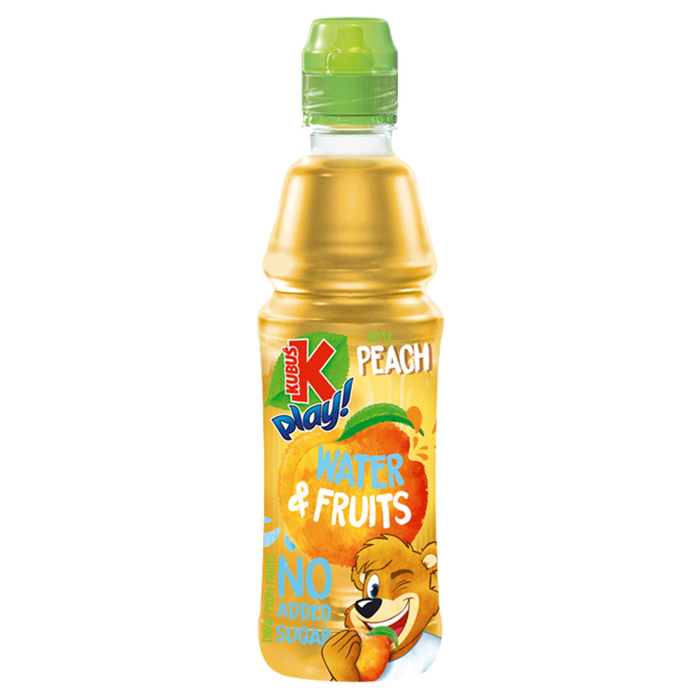 Kubus Play! Water & Fruits Apple & Peach 400ml GOODS Sainsburys   