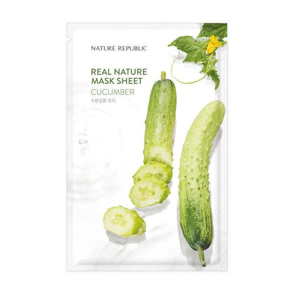 Nature Republic Real Nature Cucumber Mask Sheet, imported from the UK