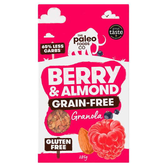 The Paleo Foods Co. Berry & Almond Grain-Free Granola 285g cereals Sainsburys   