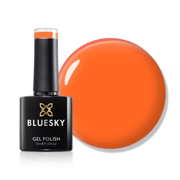 Bluesky orange gel polish Re-Member imported from the UK