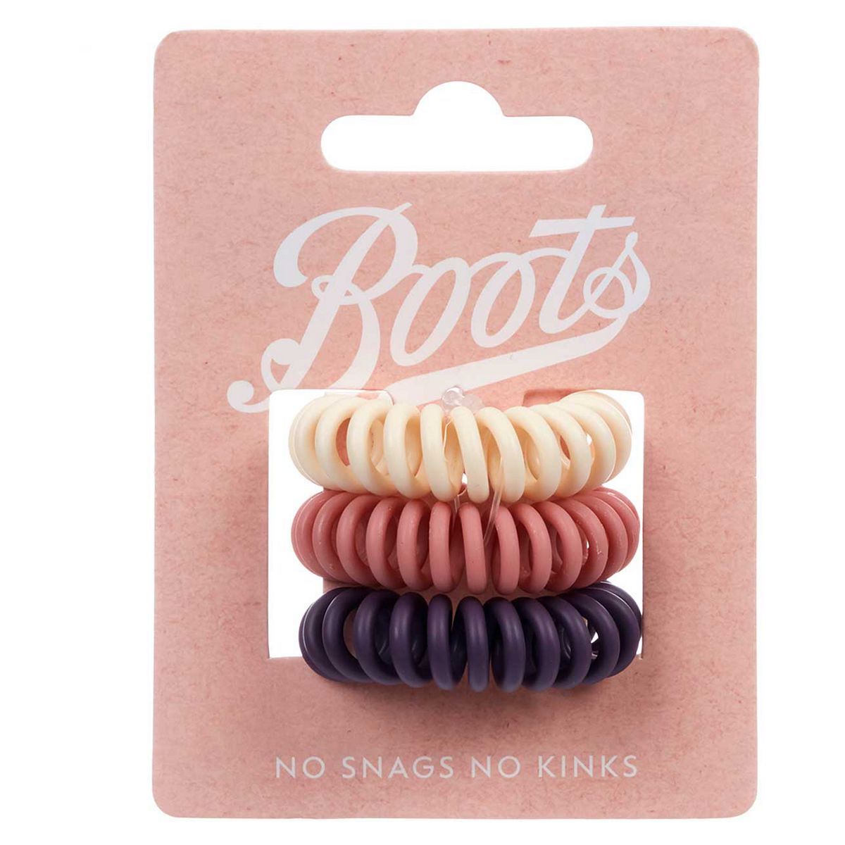 Boots spiral hair ties mauve matte 3s GOODS Boots   