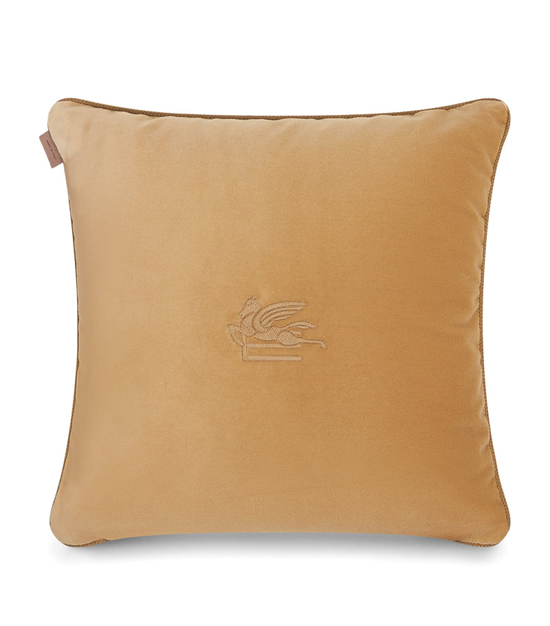 Etro Cotton Bloom Embroidered Cushion 45cm x 45cm - British product