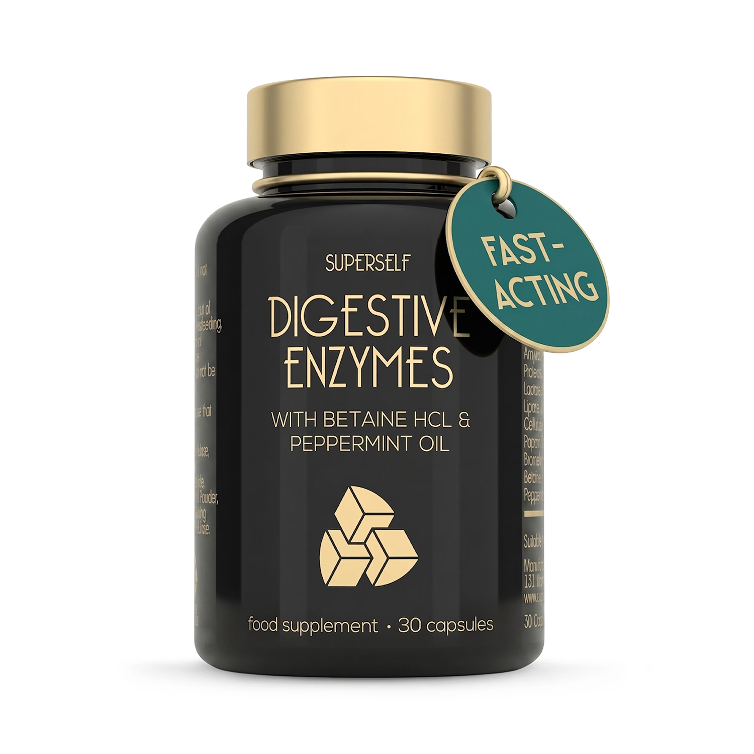 SuperSelf digestive enzymes 30 capsules (British brand)