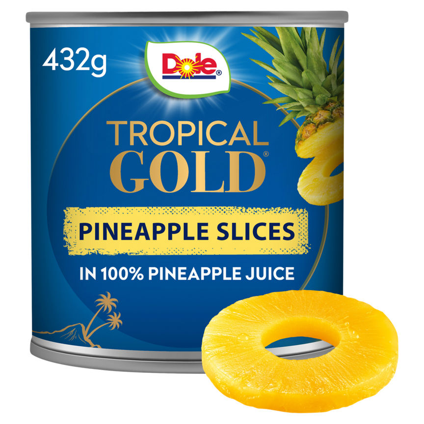 Dole Tropical Gold Premium Pineapple in Pineapple Juice 432g GOODS ASDA   