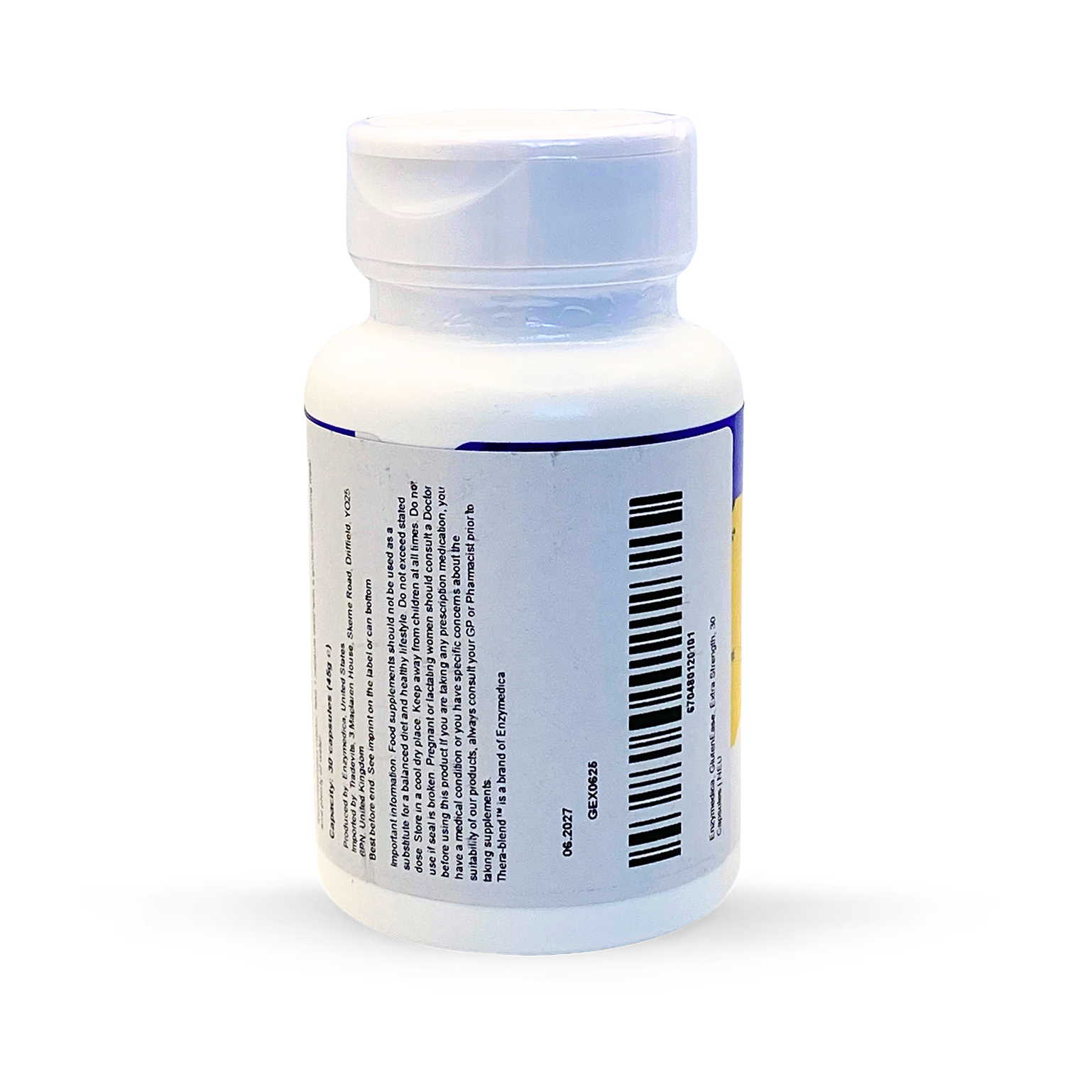 Enzymedica GlutenEase Extra Strength 30 capsules, imported from the UK