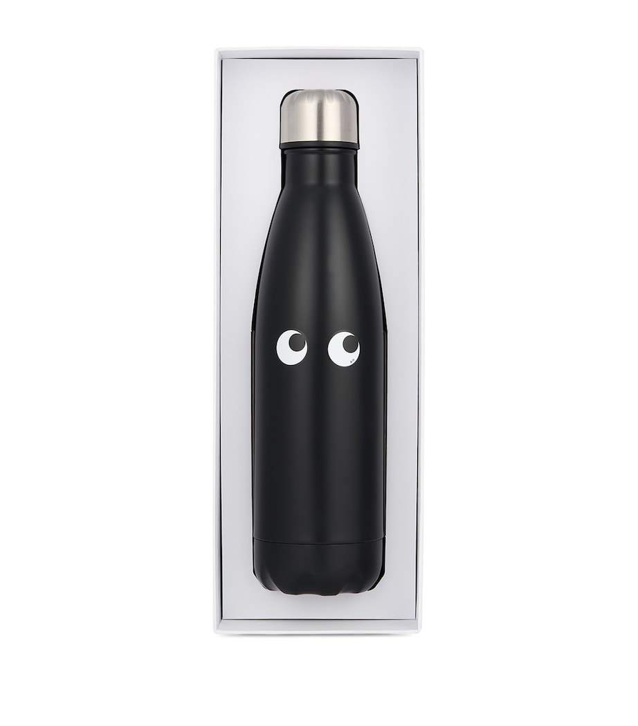 Anya Hindmarch insulated stainless steel water bottle with Eyes motif 500ml - British product