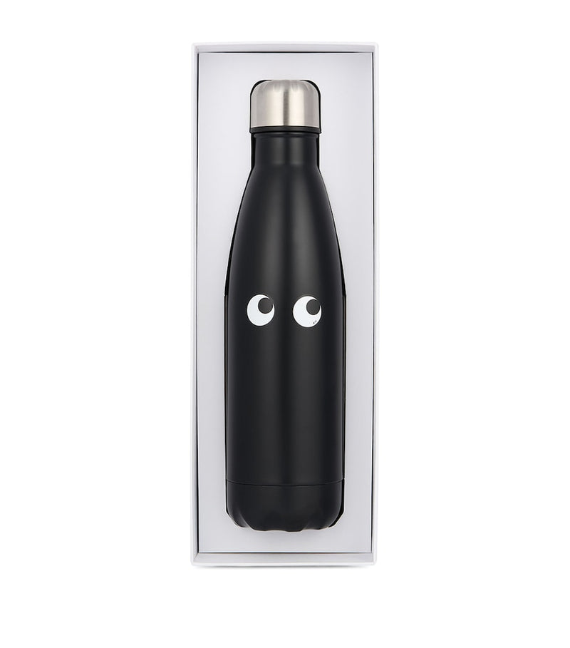 Anya Hindmarch insulated stainless steel water bottle with Eyes motif 500ml - British product