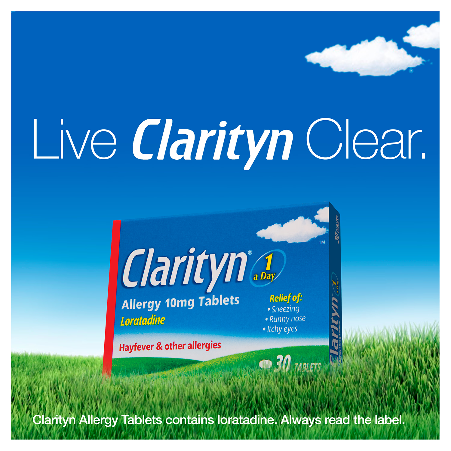 Clarityn Allergy 10mg 30 tablets, UK version