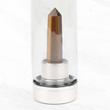 Myga Tiger's Eye crystal glass water bottle, UK version