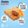 Diablo no added sugar muesli bar apricot 30g, imported from the UK