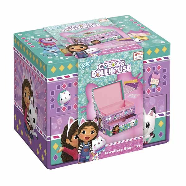 Totum Gabby's Dollhouse jewellery box (British brand)