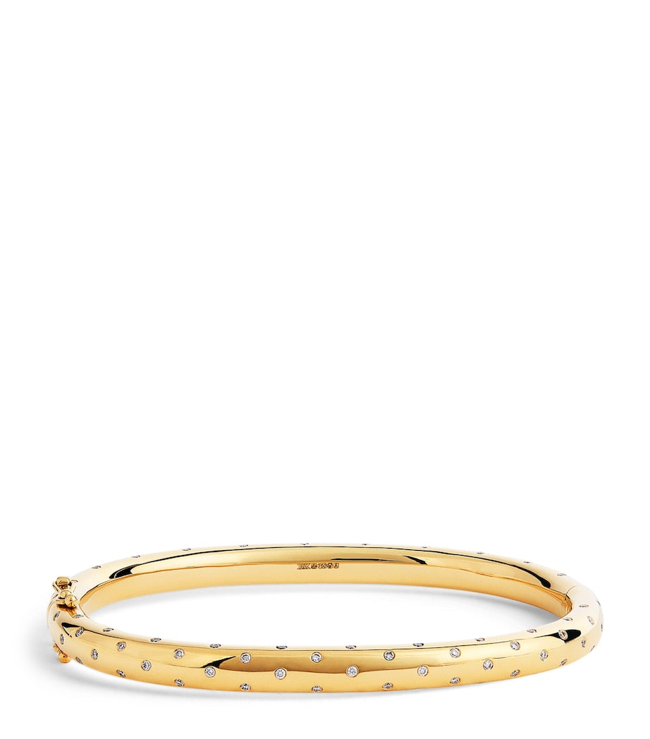 Anita Ko yellow gold diamond bangle, imported from the UK