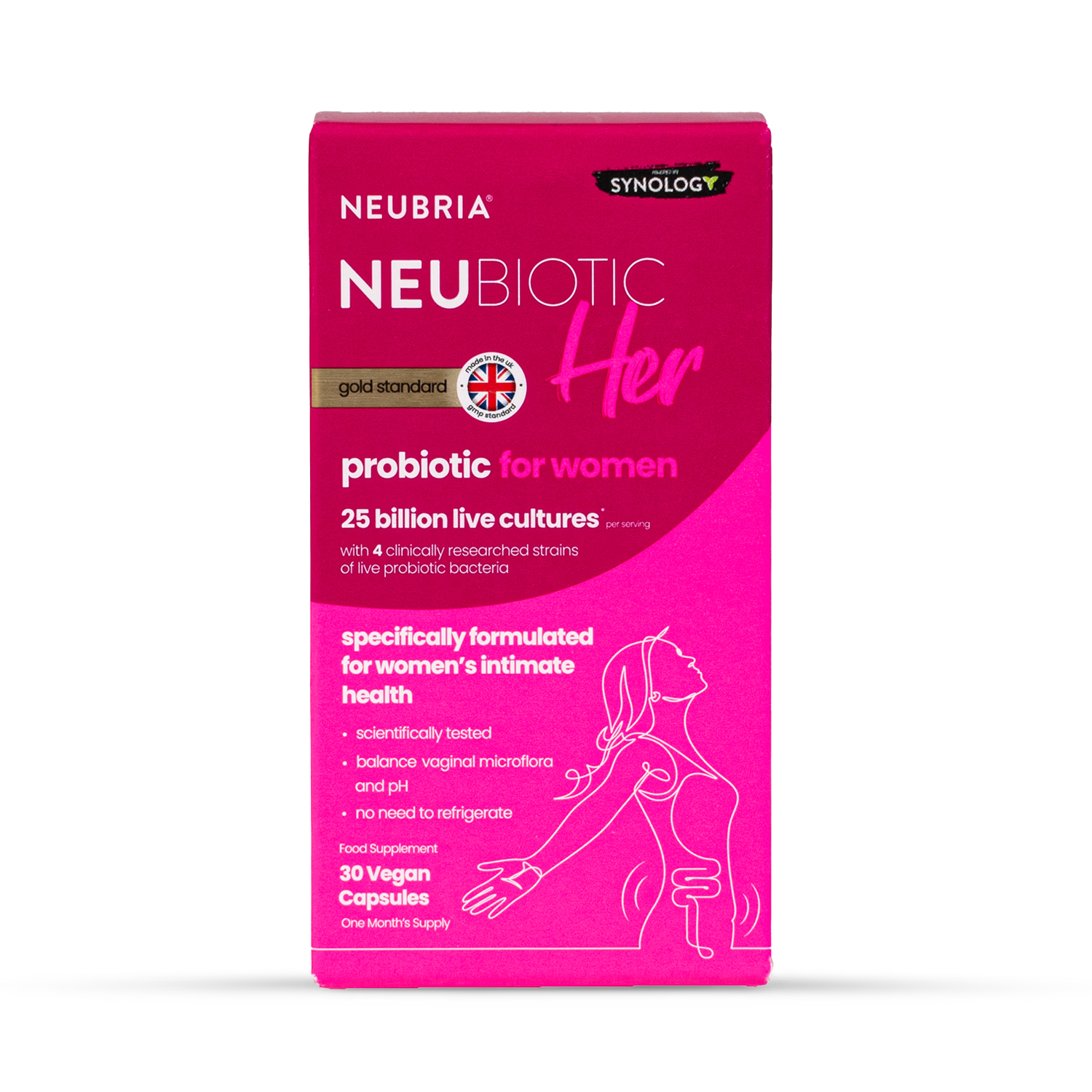 Neubiotic Her Probiotic For Women 30 Capsules (British brand)