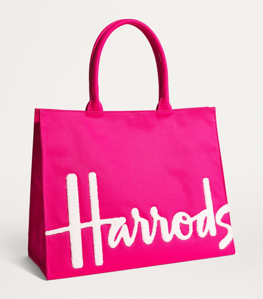 Harrods Large Cotton Logo tote bag, UK version