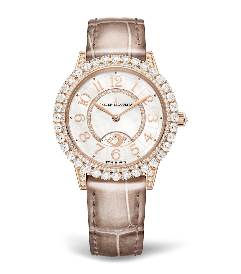 Jaeger-LeCoultre Pink Gold and Diamond Dazzling Rendez-Vous Night & Day Watch 36mm