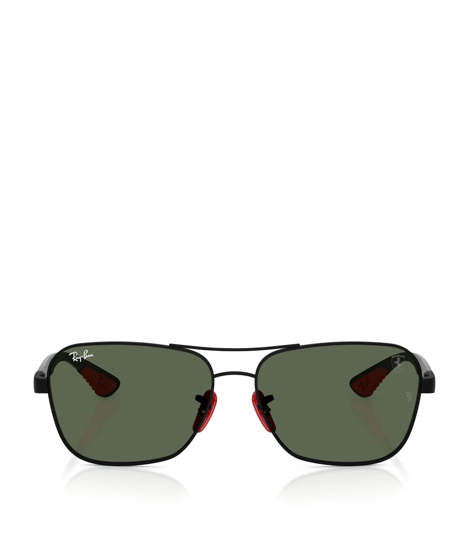 Ray-Ban x Scuderia Ferrari RB8336M square sunglasses, imported from the UK