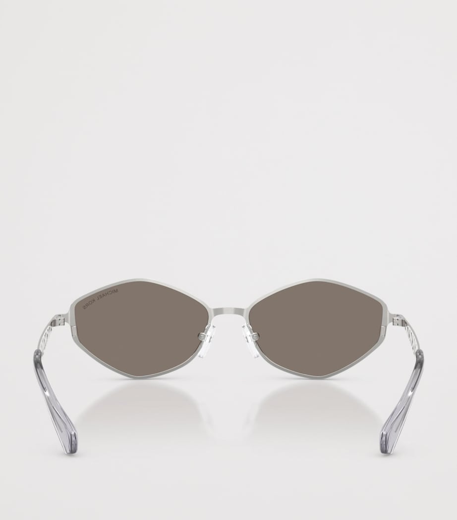 Michael Kors Gold Coast unregelmäßige Sonnenbrille - Britisches Produkt