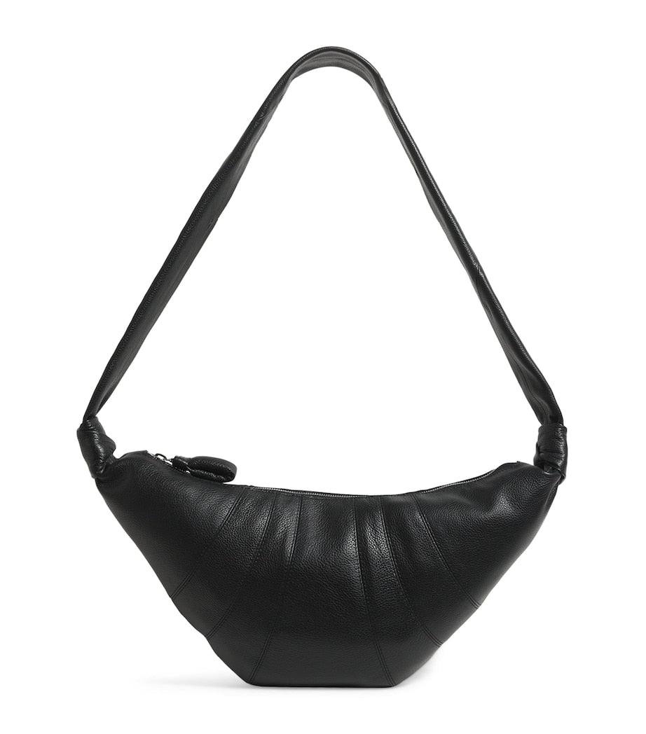 Lemaire Croissant shoulder bag in grained leather (British brand)
