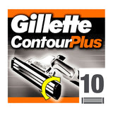 Gillette Contour Plus Men’s Razor Blades 10 Razor Blades Refills GOODS Boots   