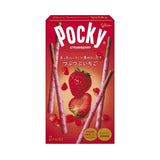 Glico Pocky strawberry biscuit sticks Japanese snack, UK version