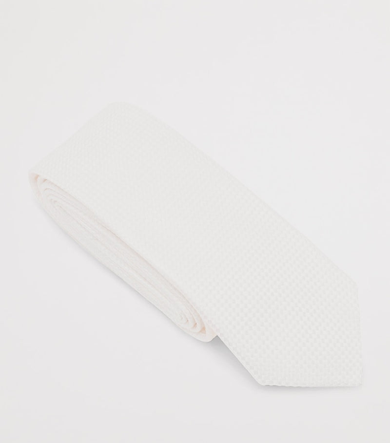 TOM FORD silk micro jacquard tie, UK version