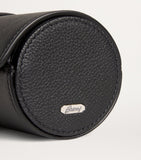 Brioni grained leather watch case for travel storage, approx 21cm wide - British product