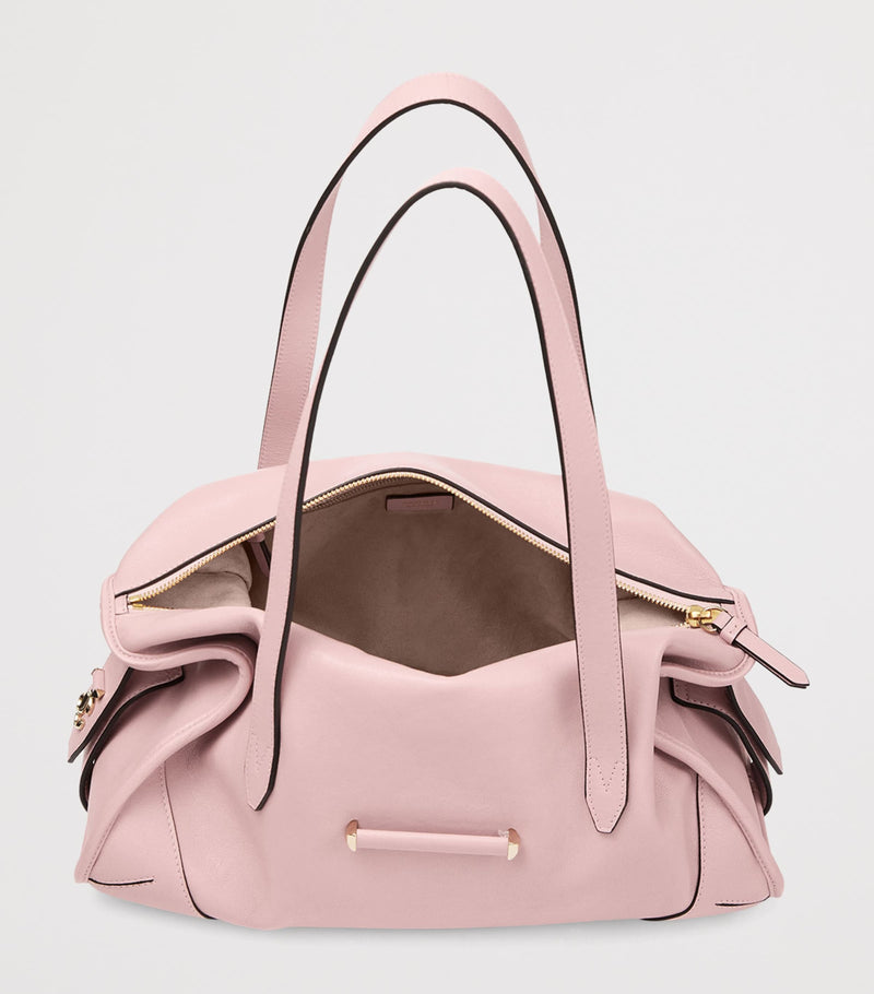 Jimmy Choo medium leather bar holdall bag (British brand)
