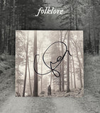 Autographed Taylor Swift Folklore CD Cover Display in Bespoke Frame