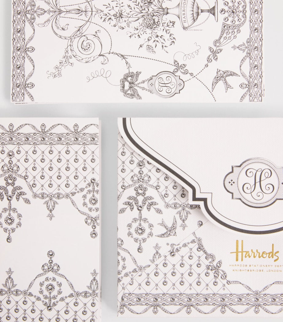 Harrods printed correspondence stationery set of 10 - British product