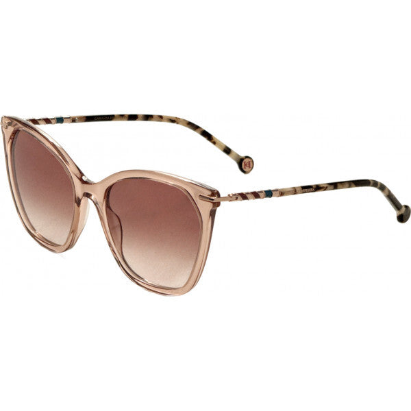 Carolina Herrera beige and brown acetate sunglasses 56, UK version