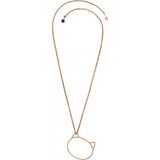 Karl Lagerfeld black ladies necklace - British product