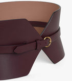 Alaïa leather bustier belt 12cm (British brand)