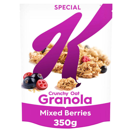Kellogg's Special K Crunchy Oat Granola Mixed Berries Cereals ASDA   