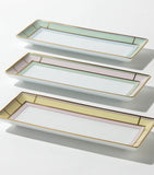 GINORI 1735 porcelain Colonna Diva rectangular change tray 28cm, UK version